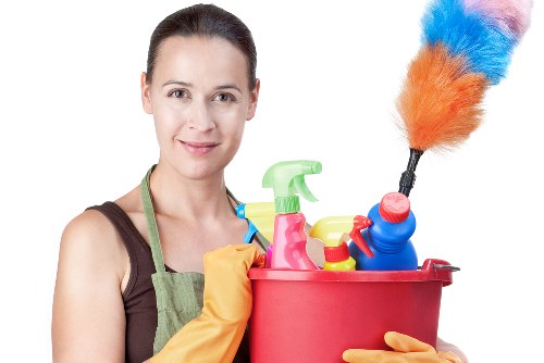 North Finchley carpet cleaners sorting recyclable materials and packaging